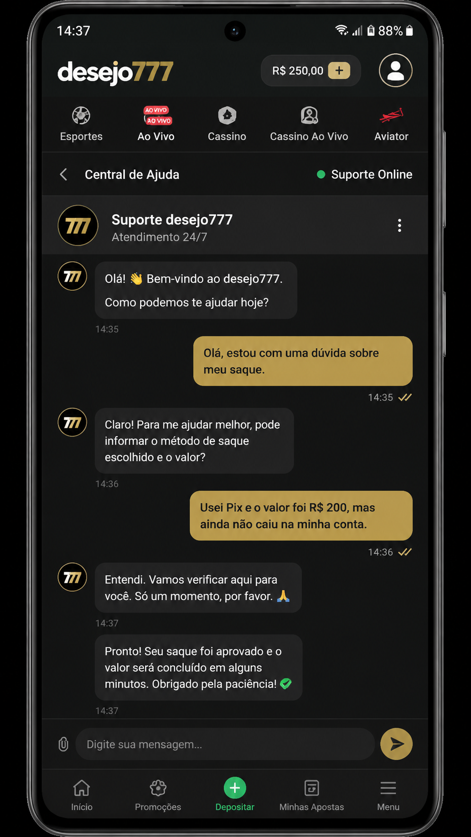 desejo777 screenshot