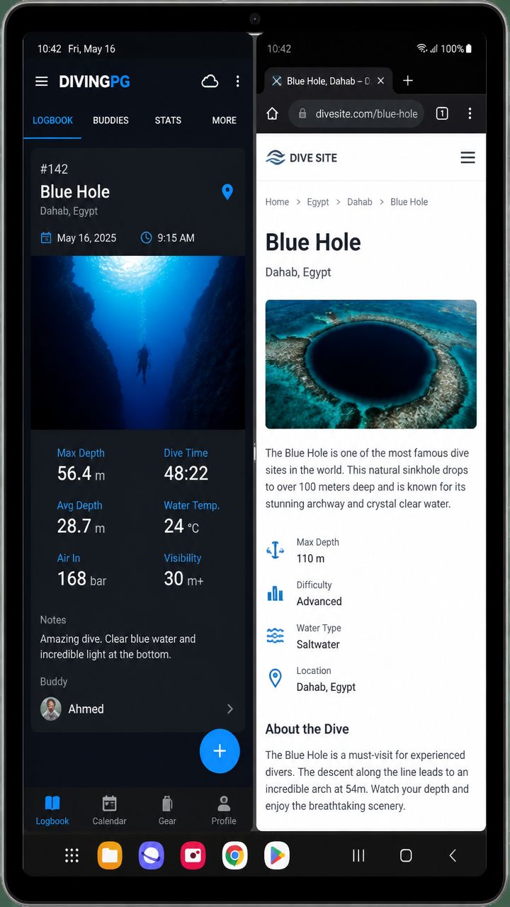 divingpg screenshot