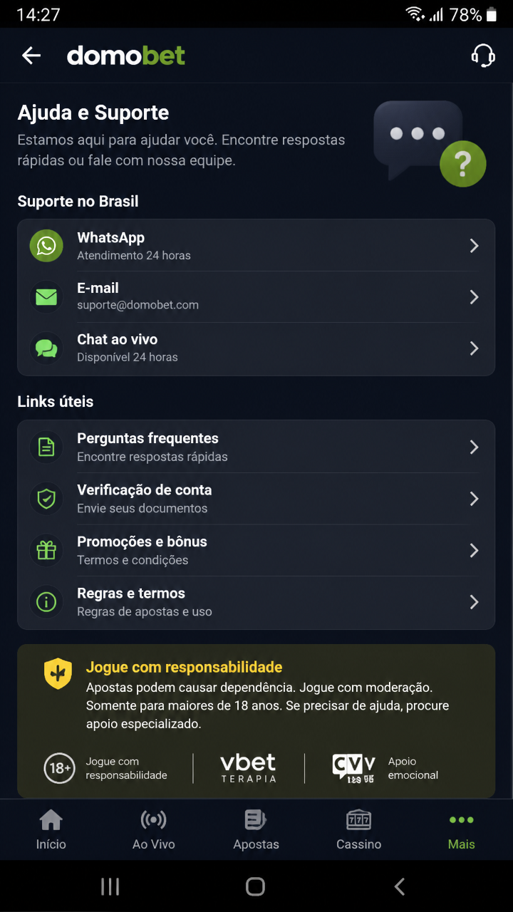 domobet screenshot