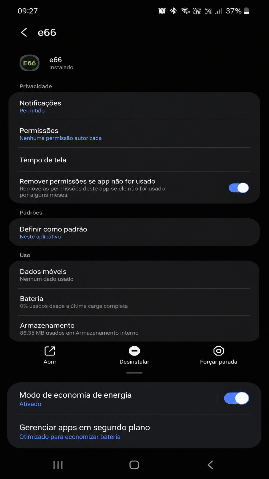 e66 screenshot