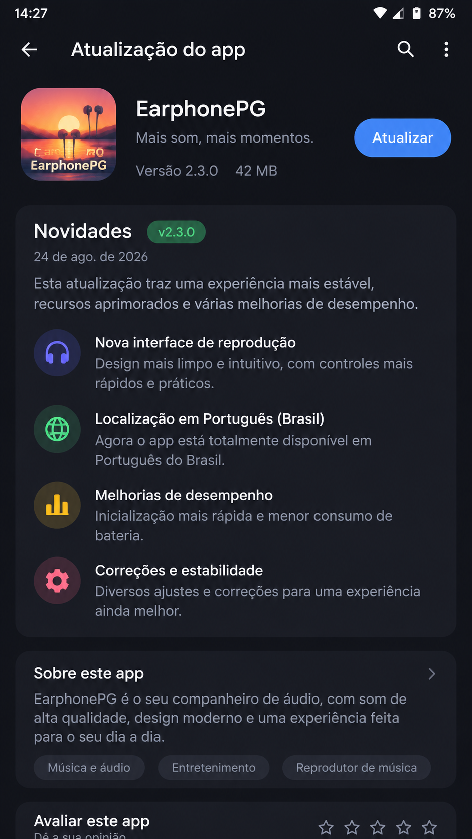 EarphonePG screenshot