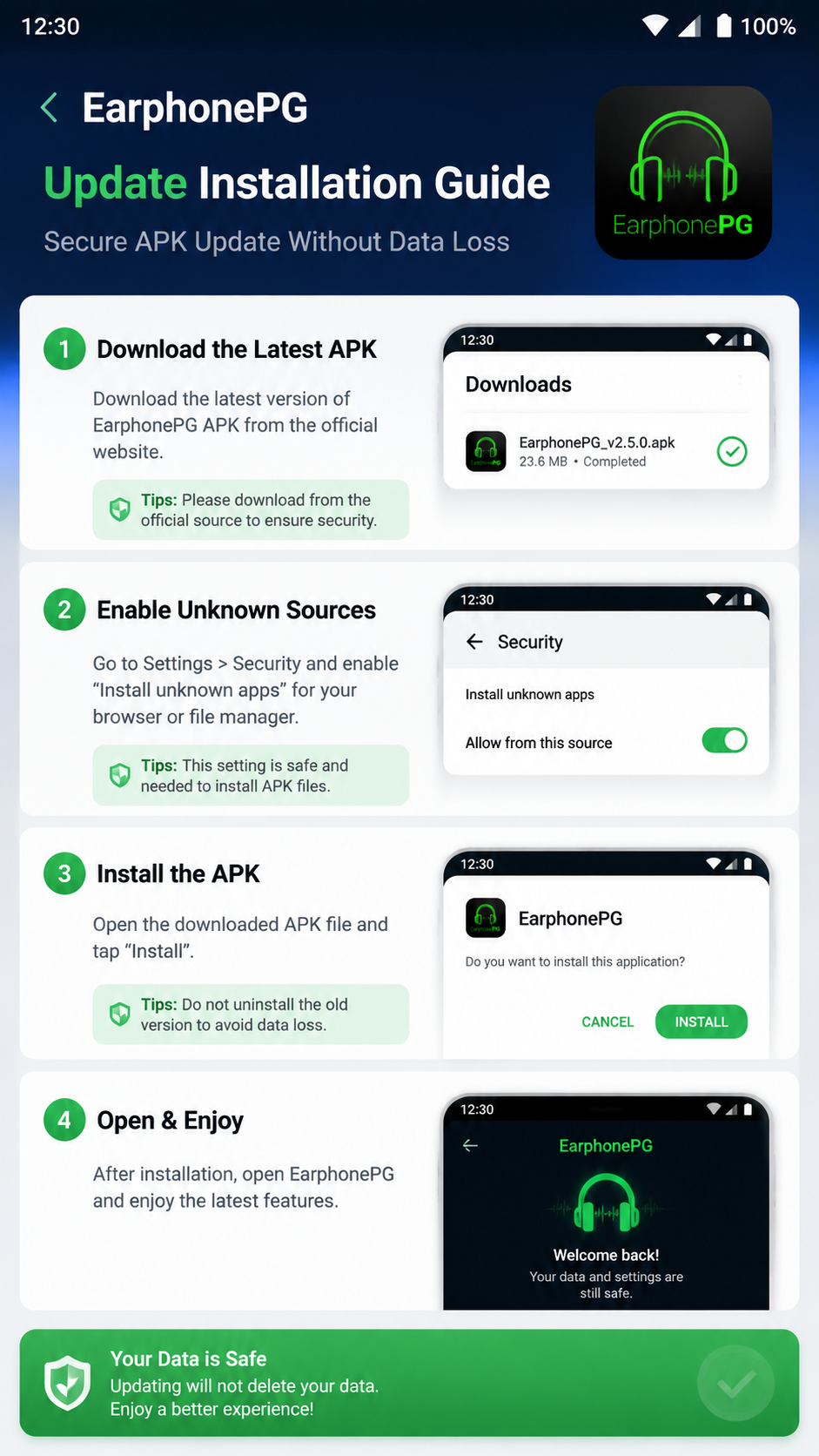 EarphonePG screenshot