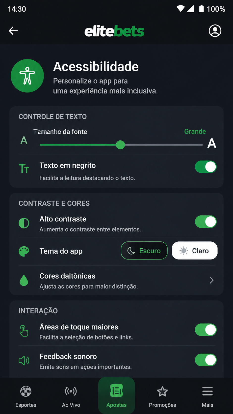 elitebets screenshot