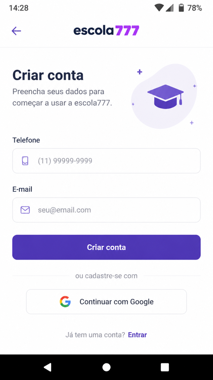 escola777 screenshot