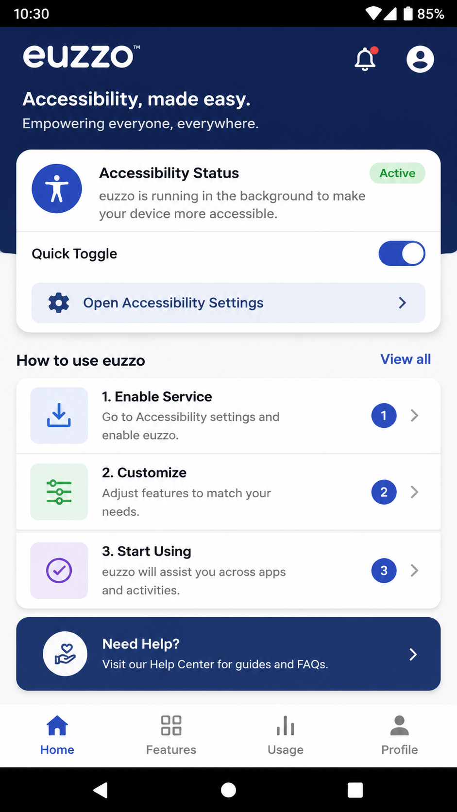 euzzo screenshot