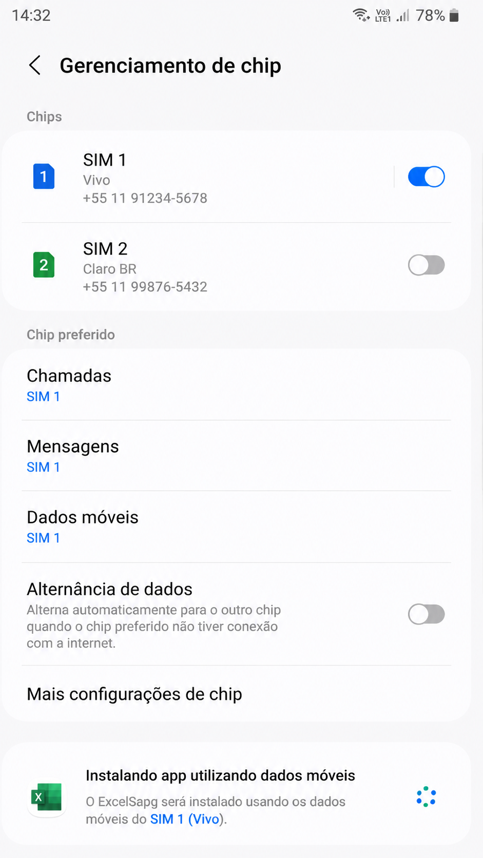 Excelsapg screenshot