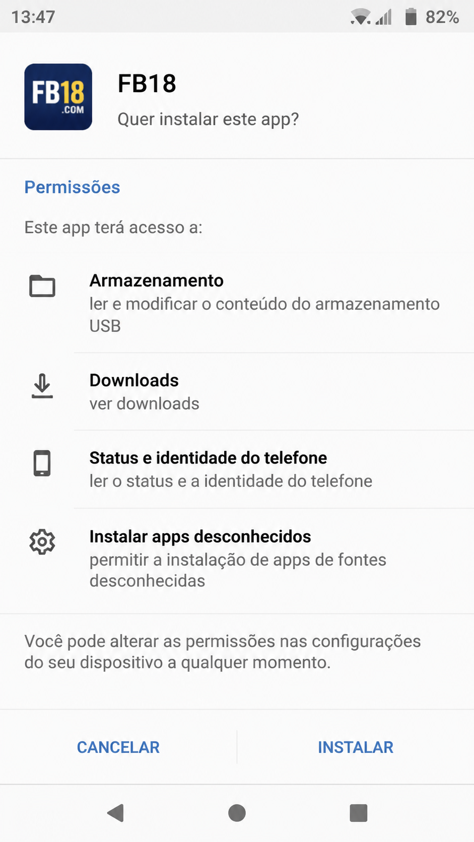 fb18 screenshot