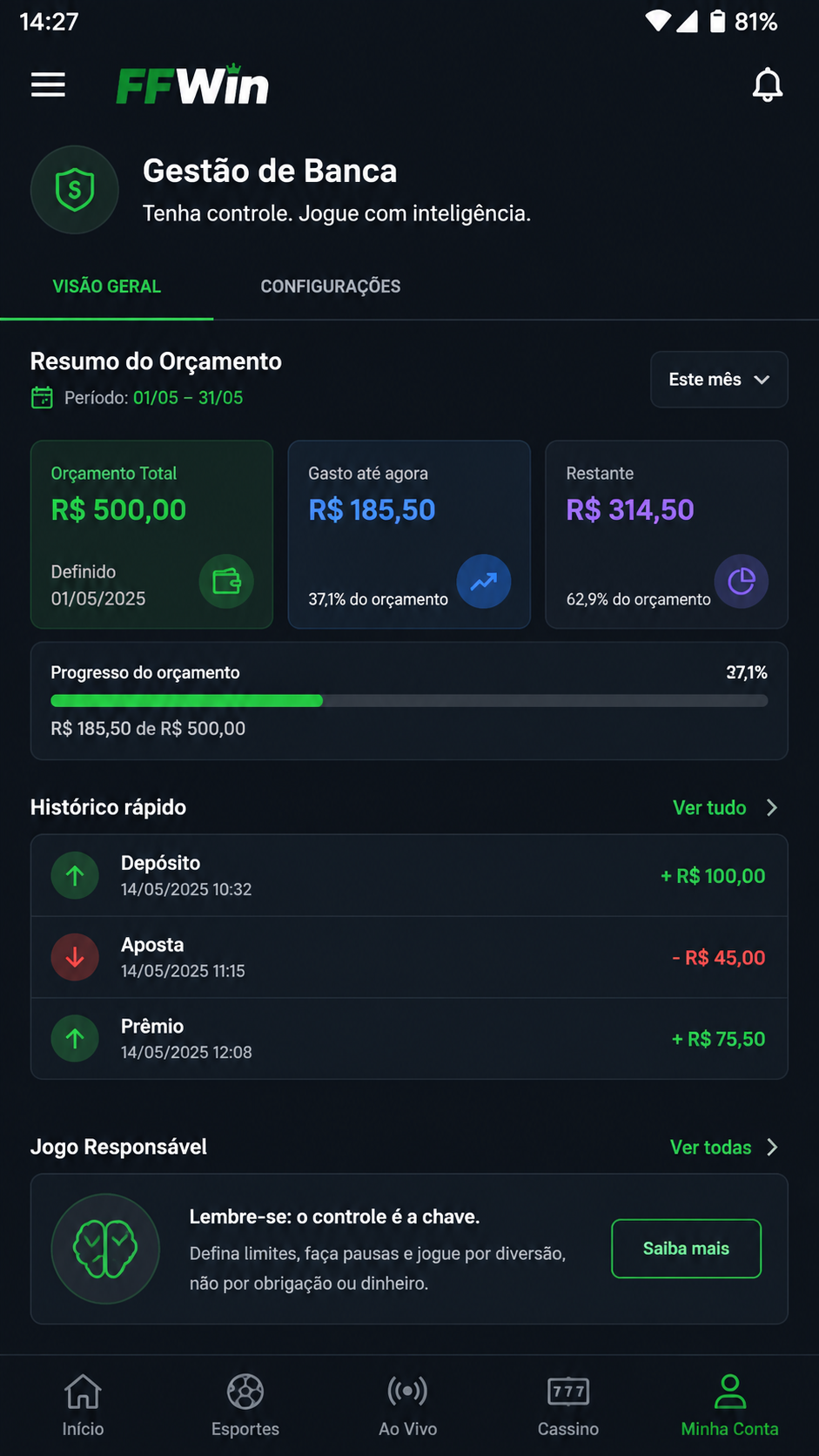 FFWin screenshot