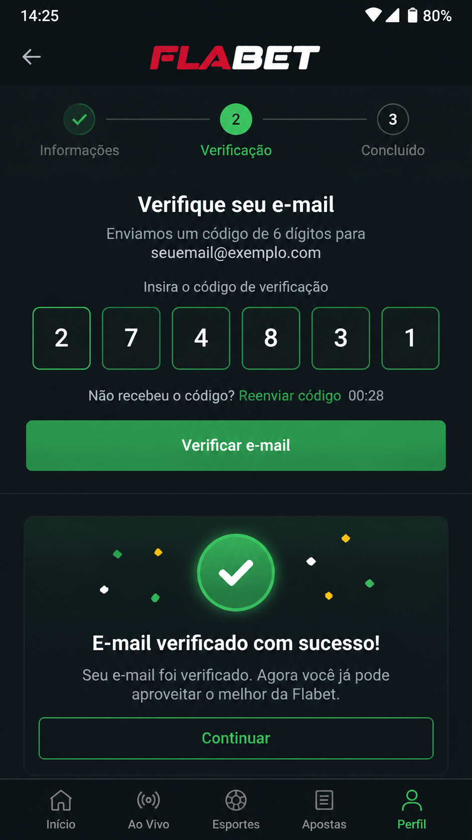 Flabet screenshot