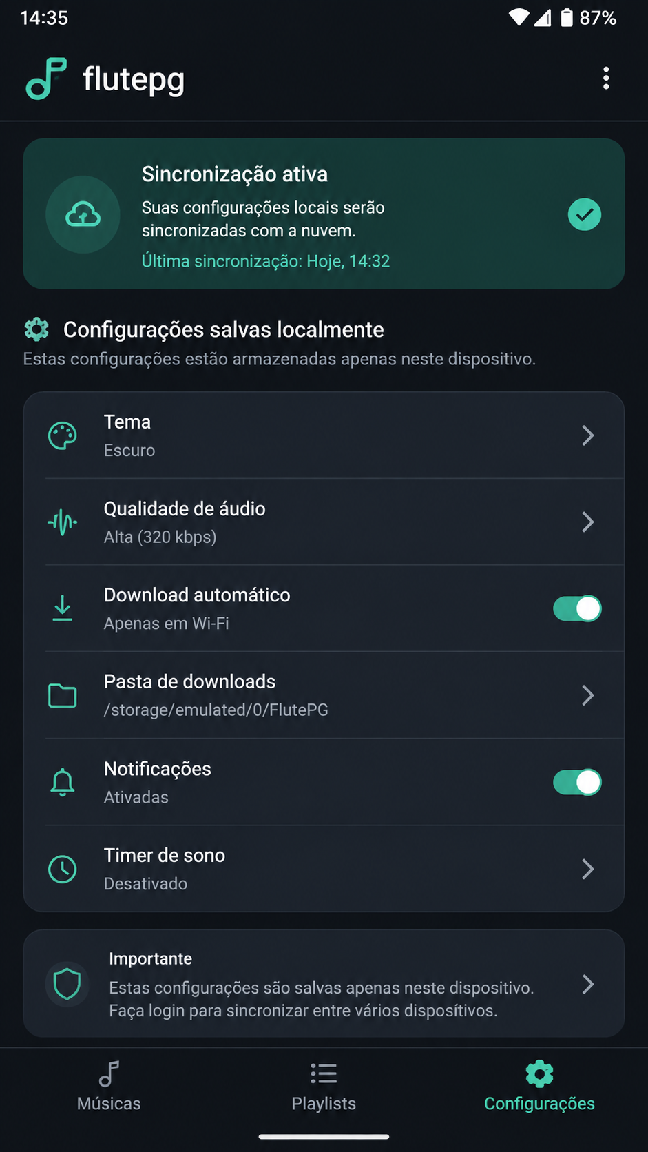 flutepg screenshot