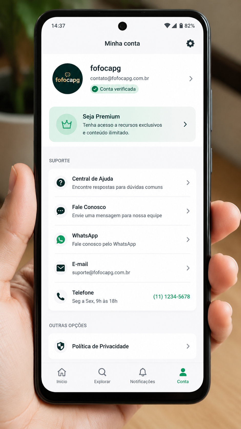 fofocapg screenshot