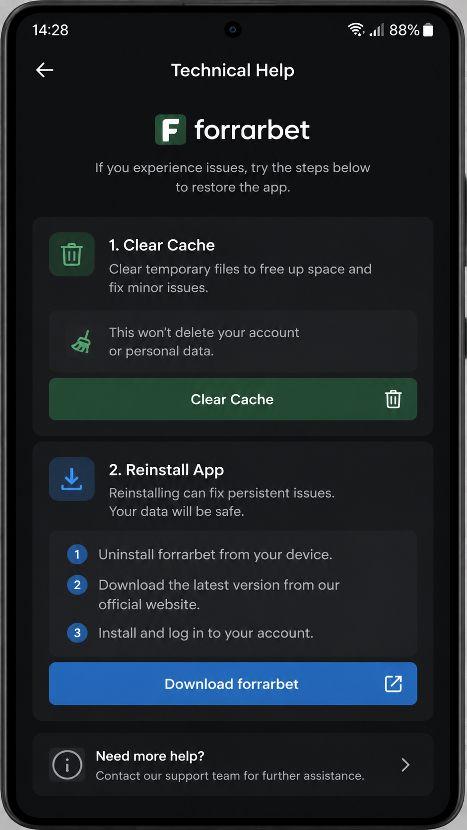 forrarbet screenshot