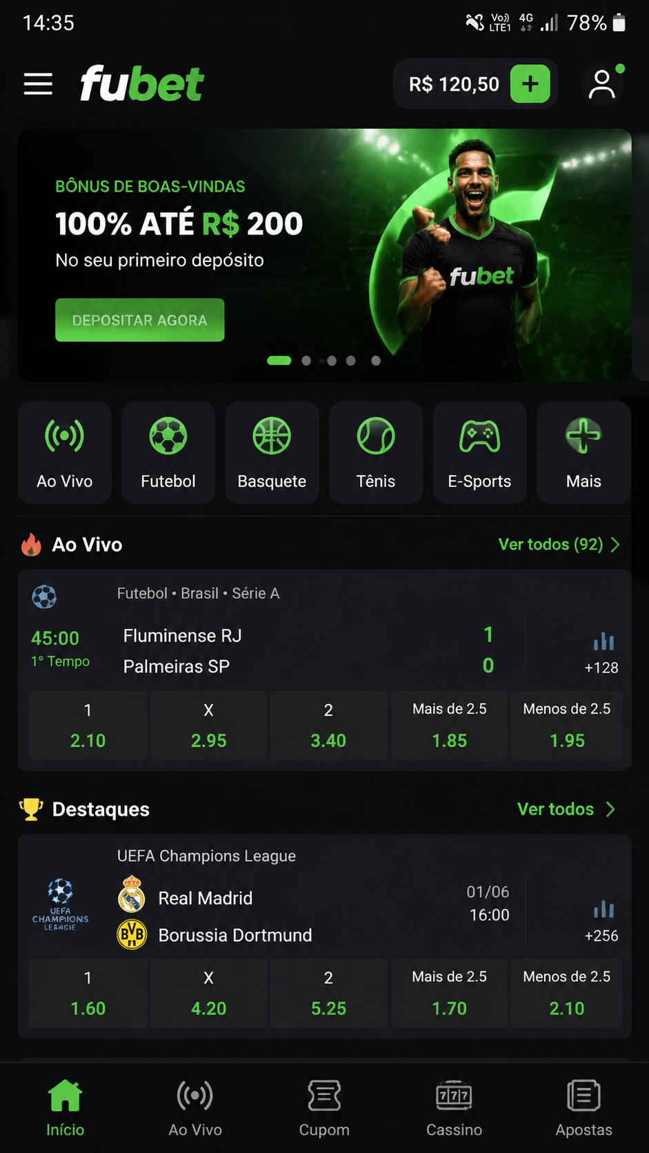 fubet screenshot