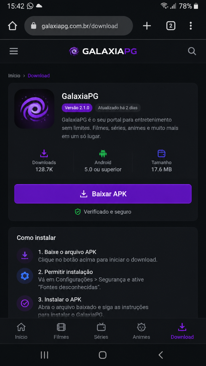 galaxiapg screenshot