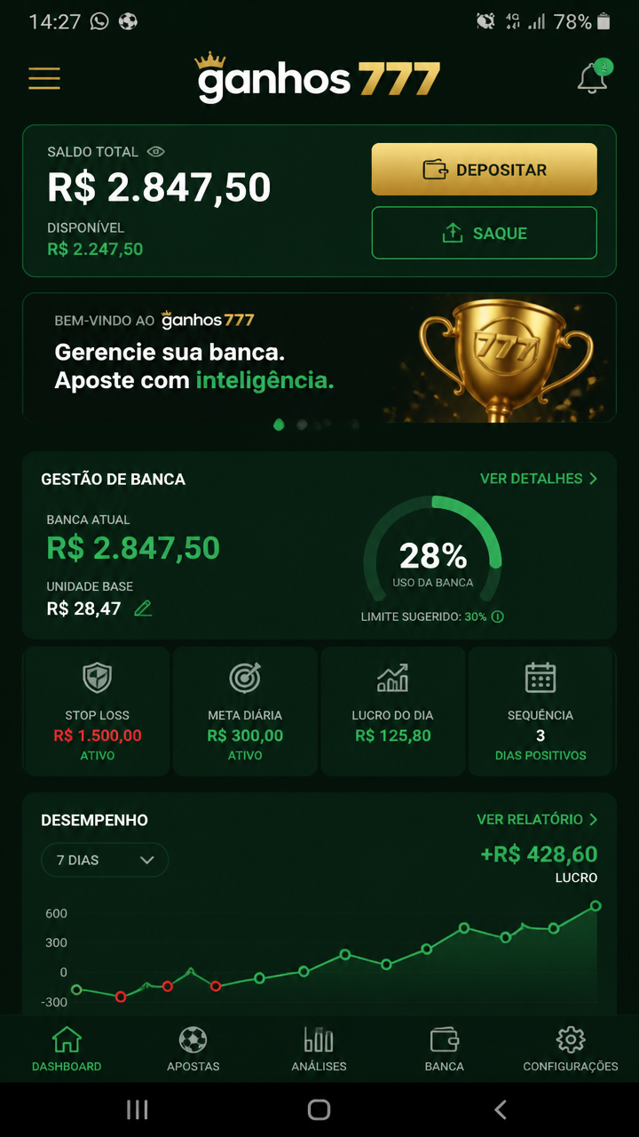ganhos777 screenshot