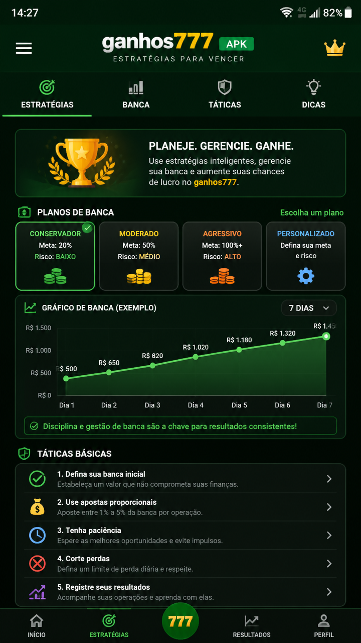 ganhos777 screenshot