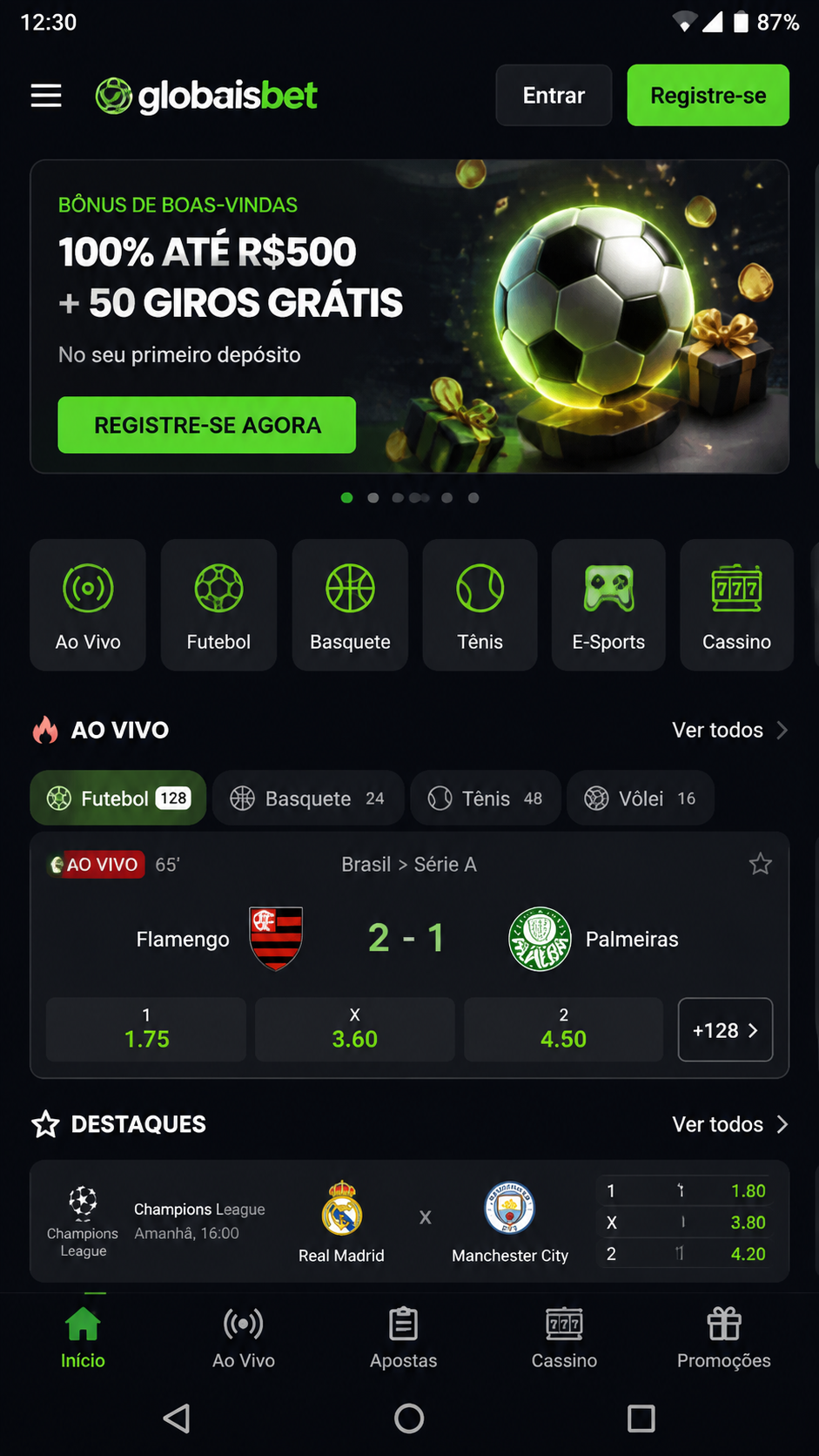 globaisbet screenshot