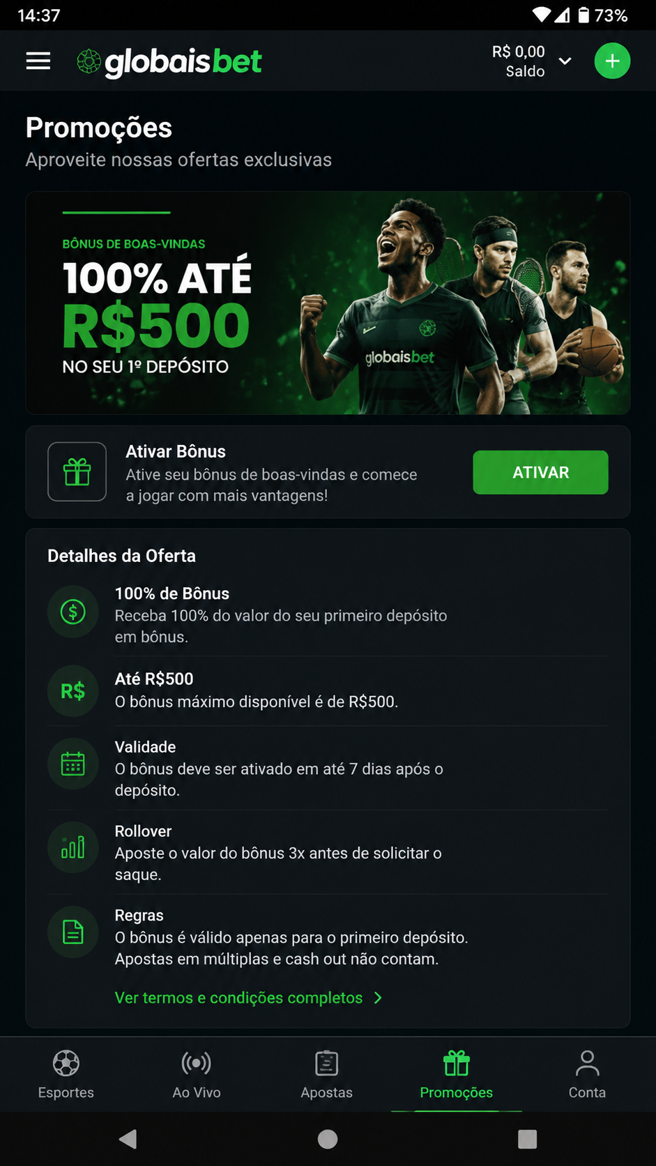 globaisbet screenshot