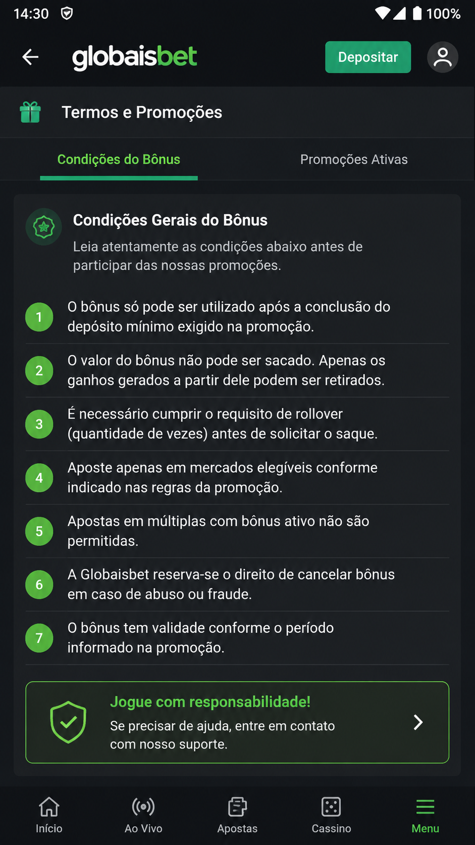 globaisbet screenshot