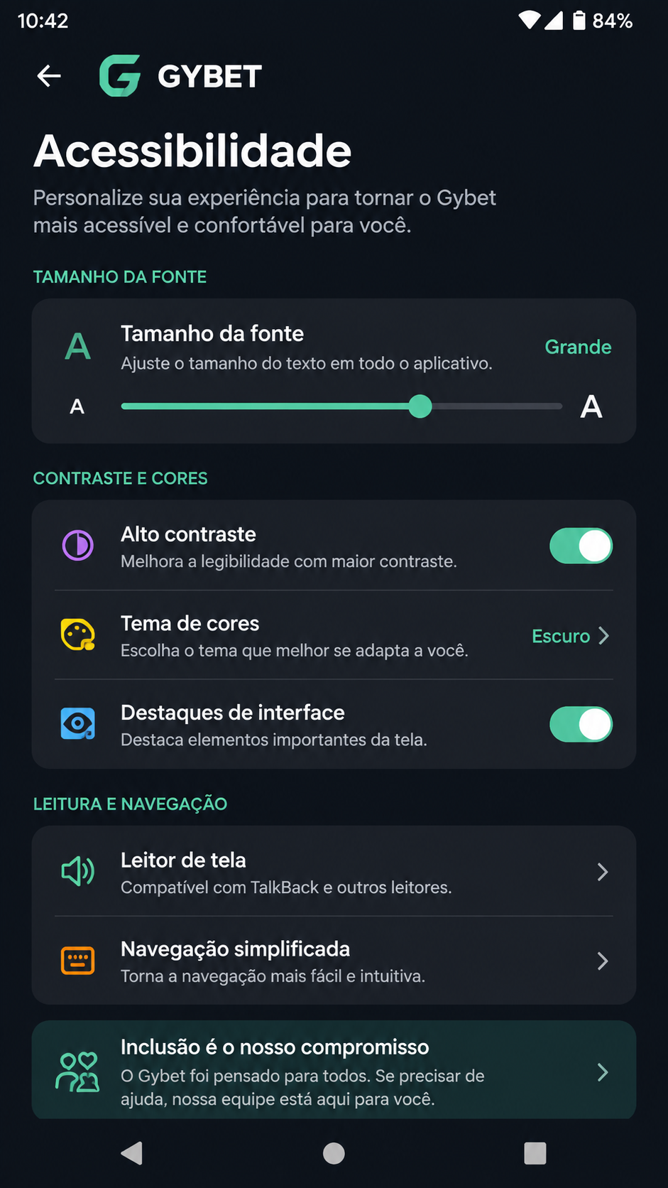 Gybet screenshot