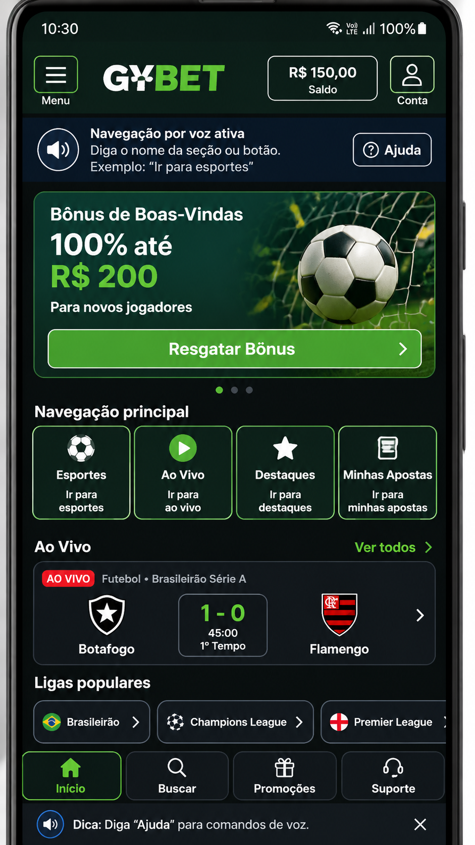 Gybet screenshot