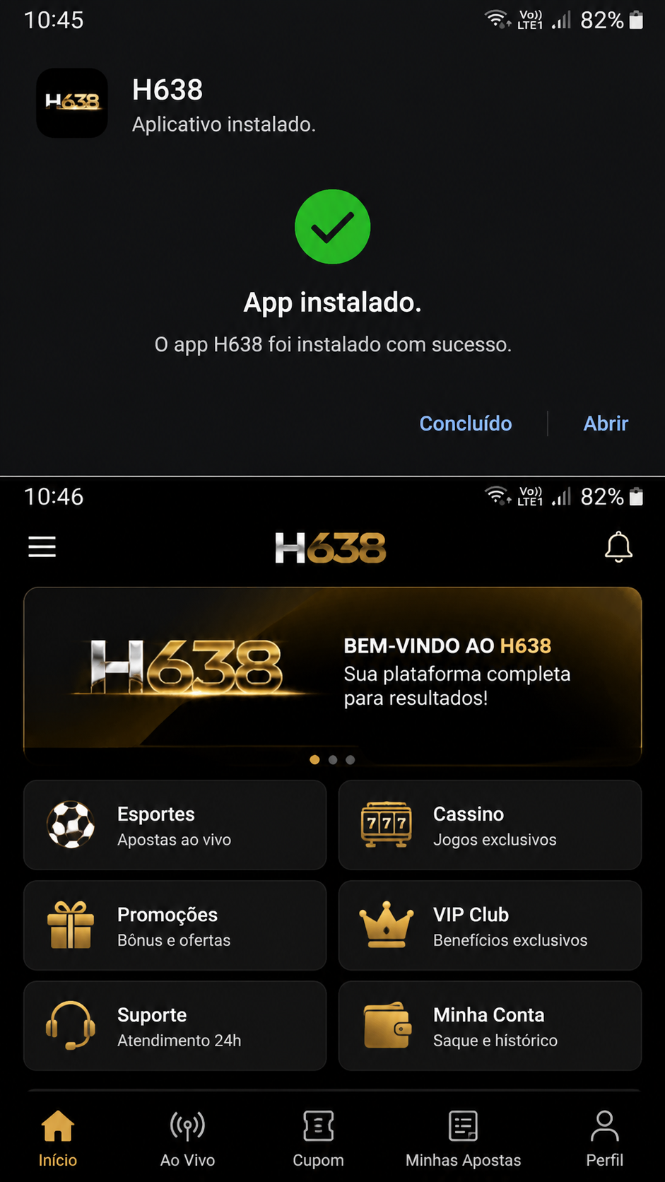 h638 screenshot