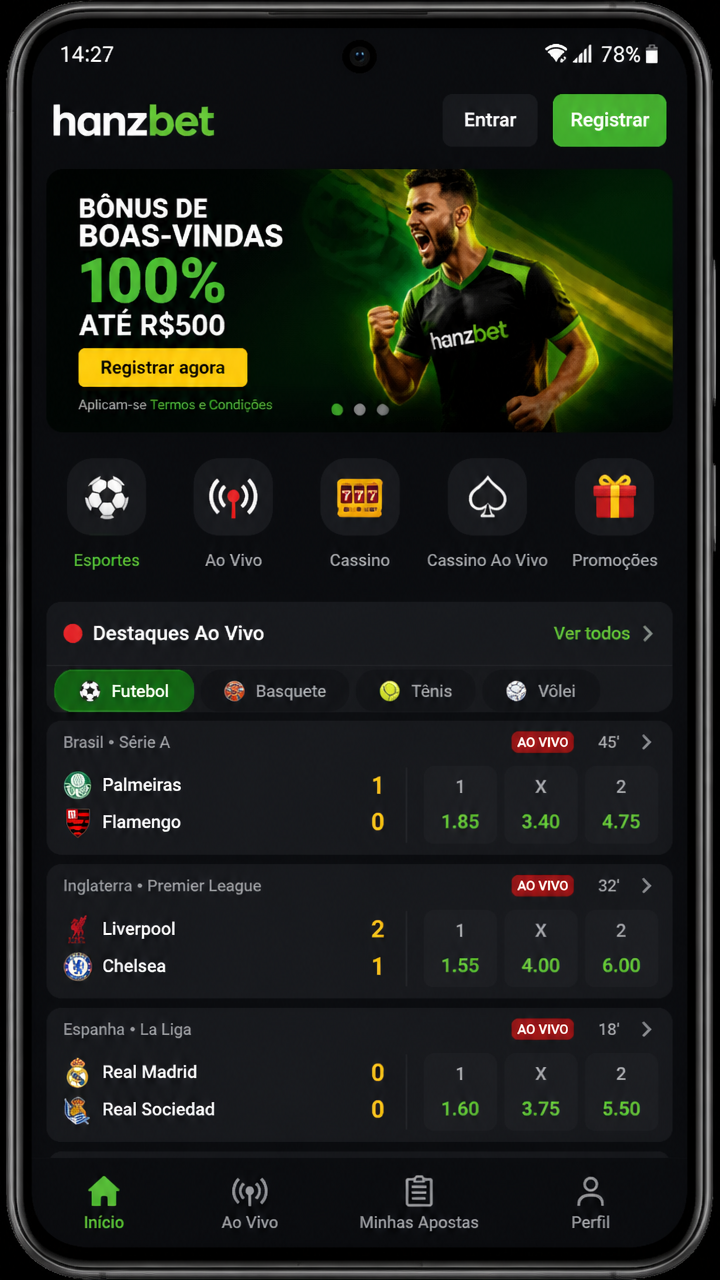 hanzbet screenshot