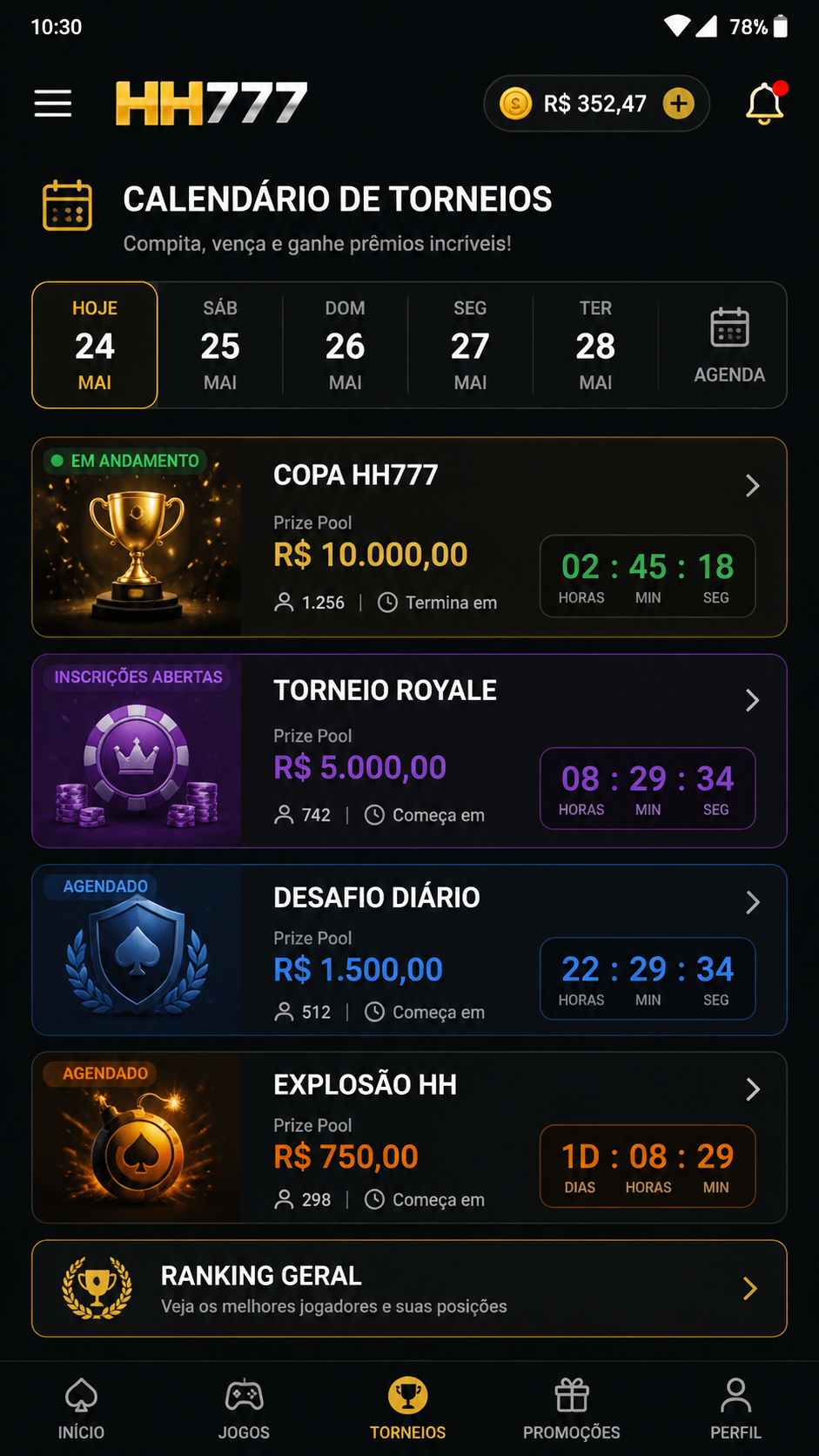 HH777 screenshot