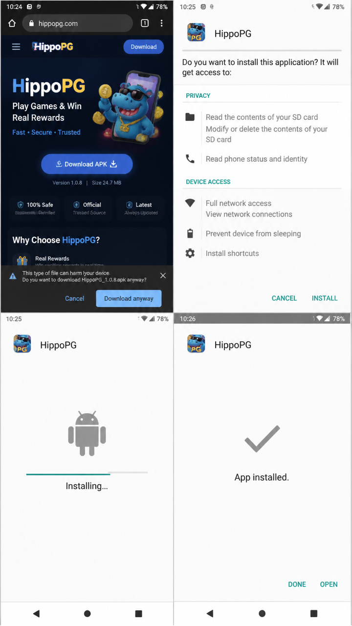 hippopg screenshot