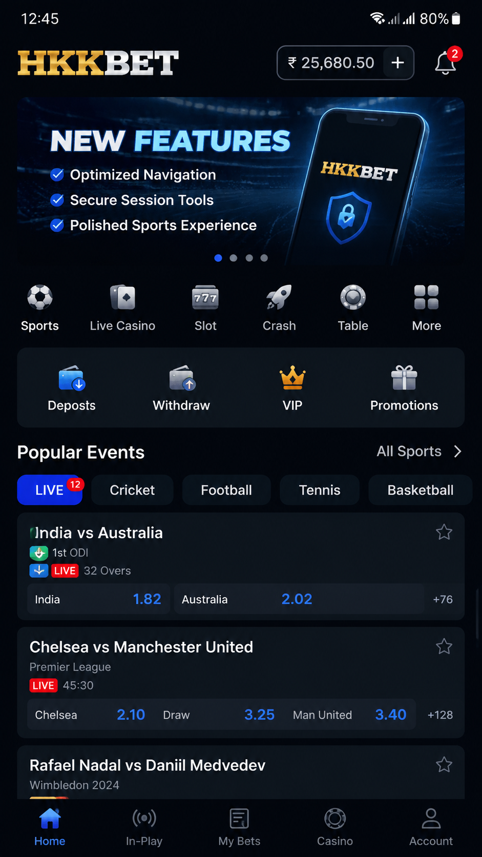 hkkbet screenshot