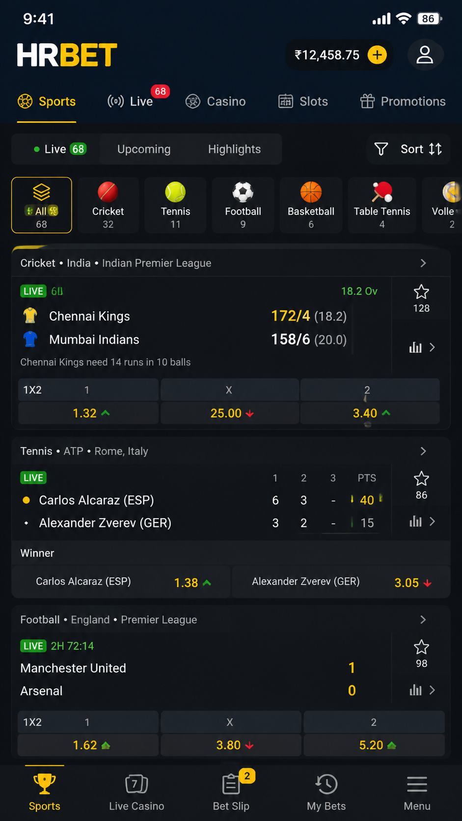 hrbet screenshot