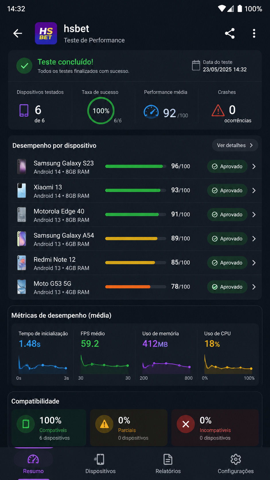 hsbet screenshot