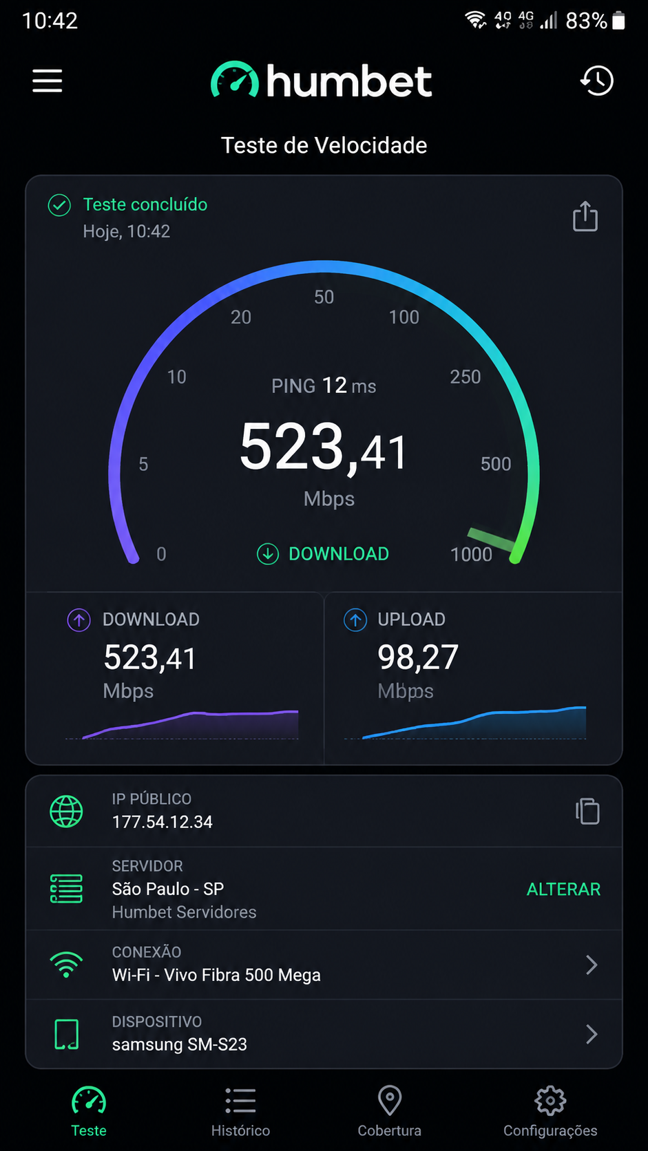 humbet screenshot