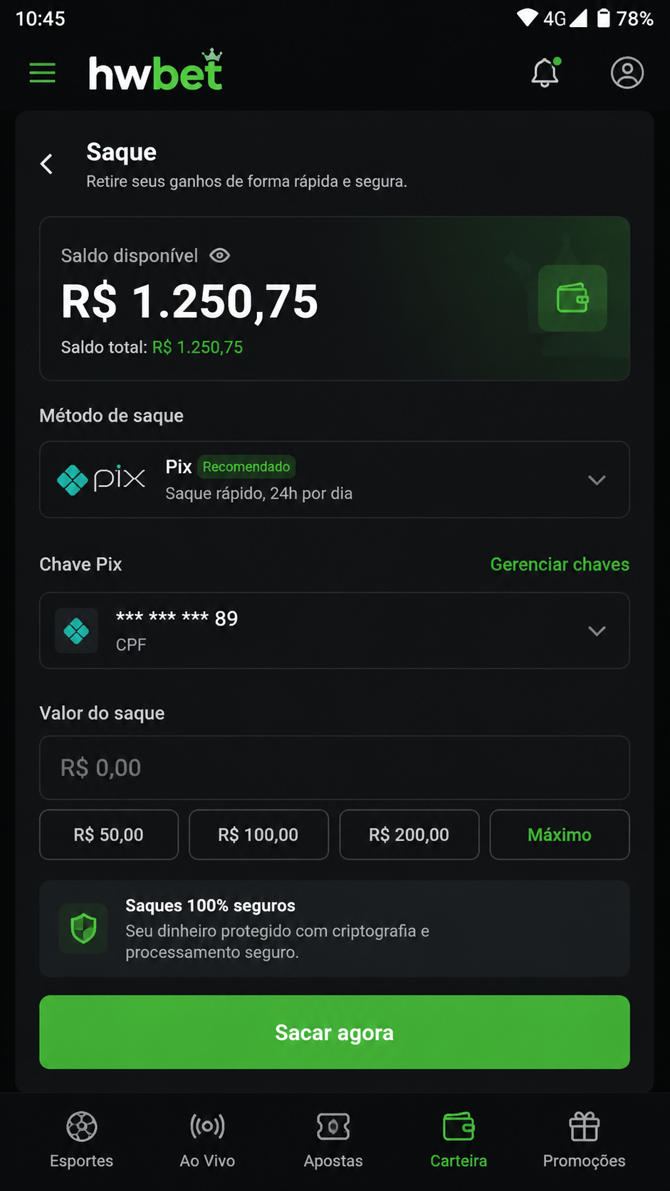 hwbet screenshot