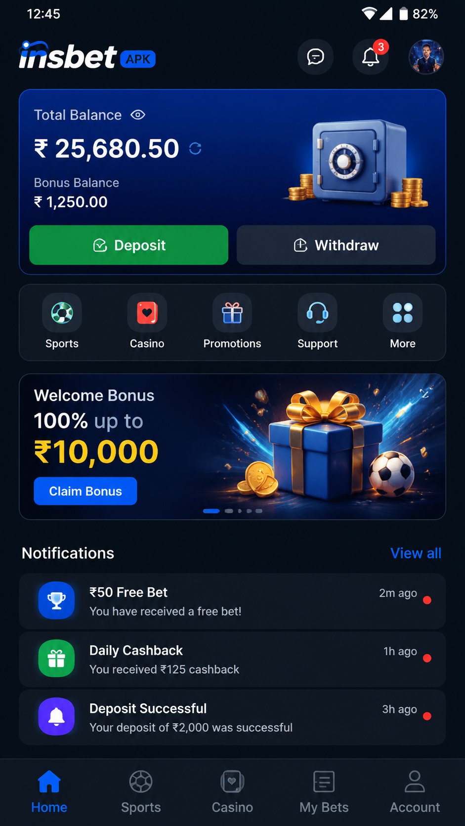 insbet screenshot