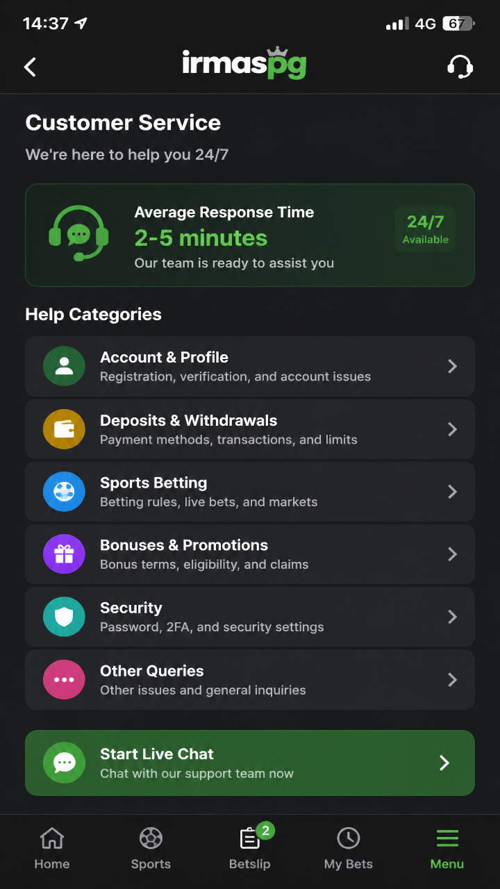 irmaspg screenshot