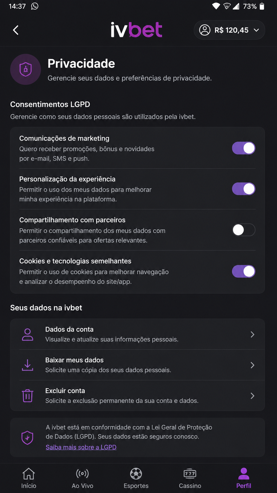 ivbet screenshot