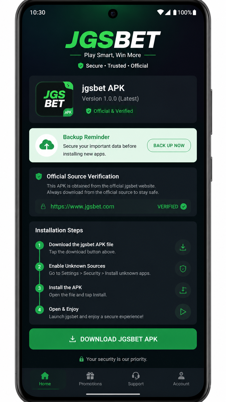 jgsbet screenshot