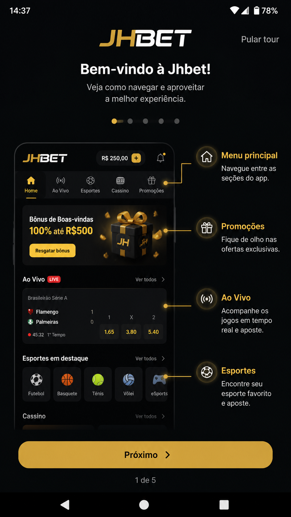 Jhbet screenshot