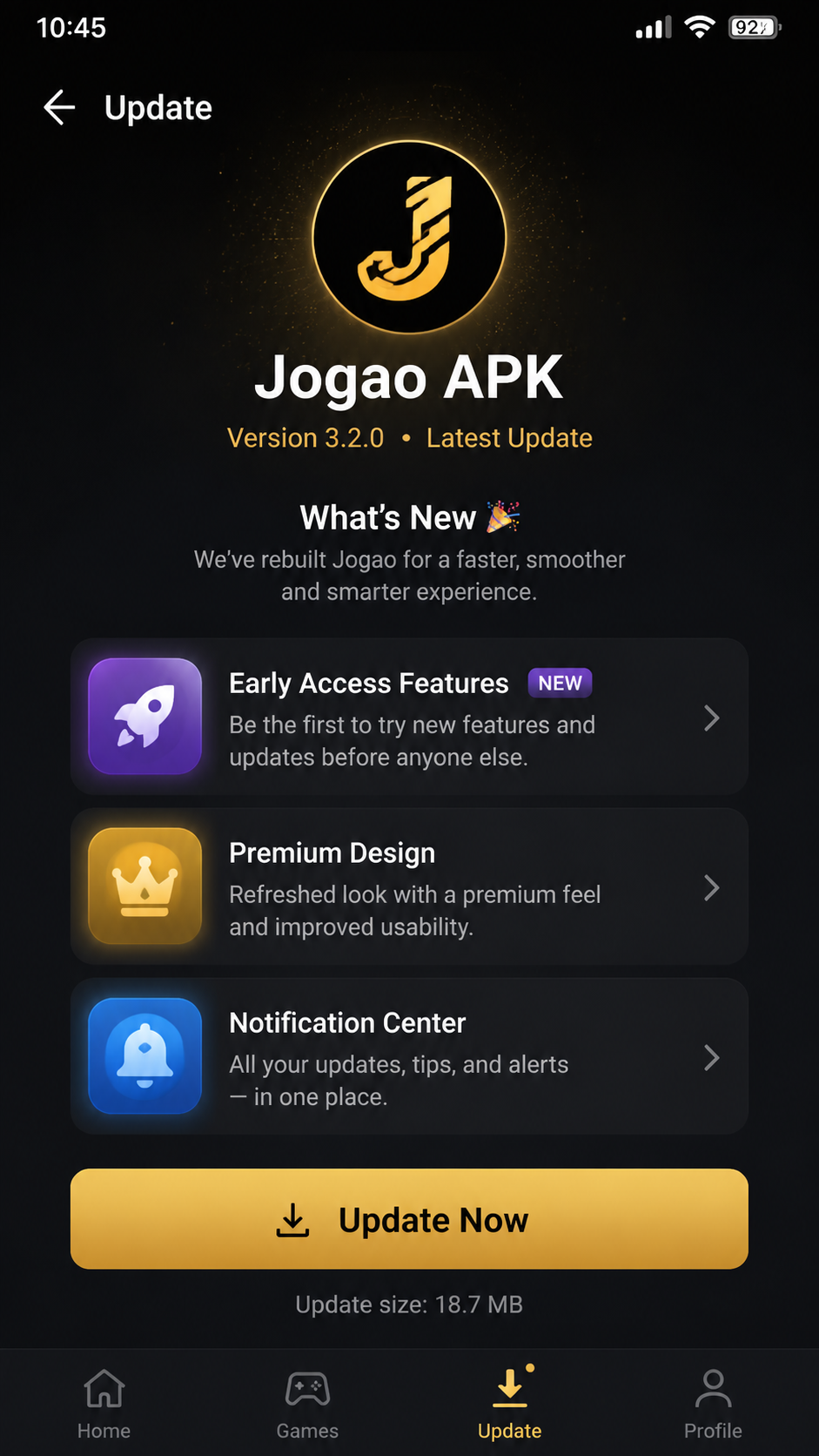 Jogao screenshot