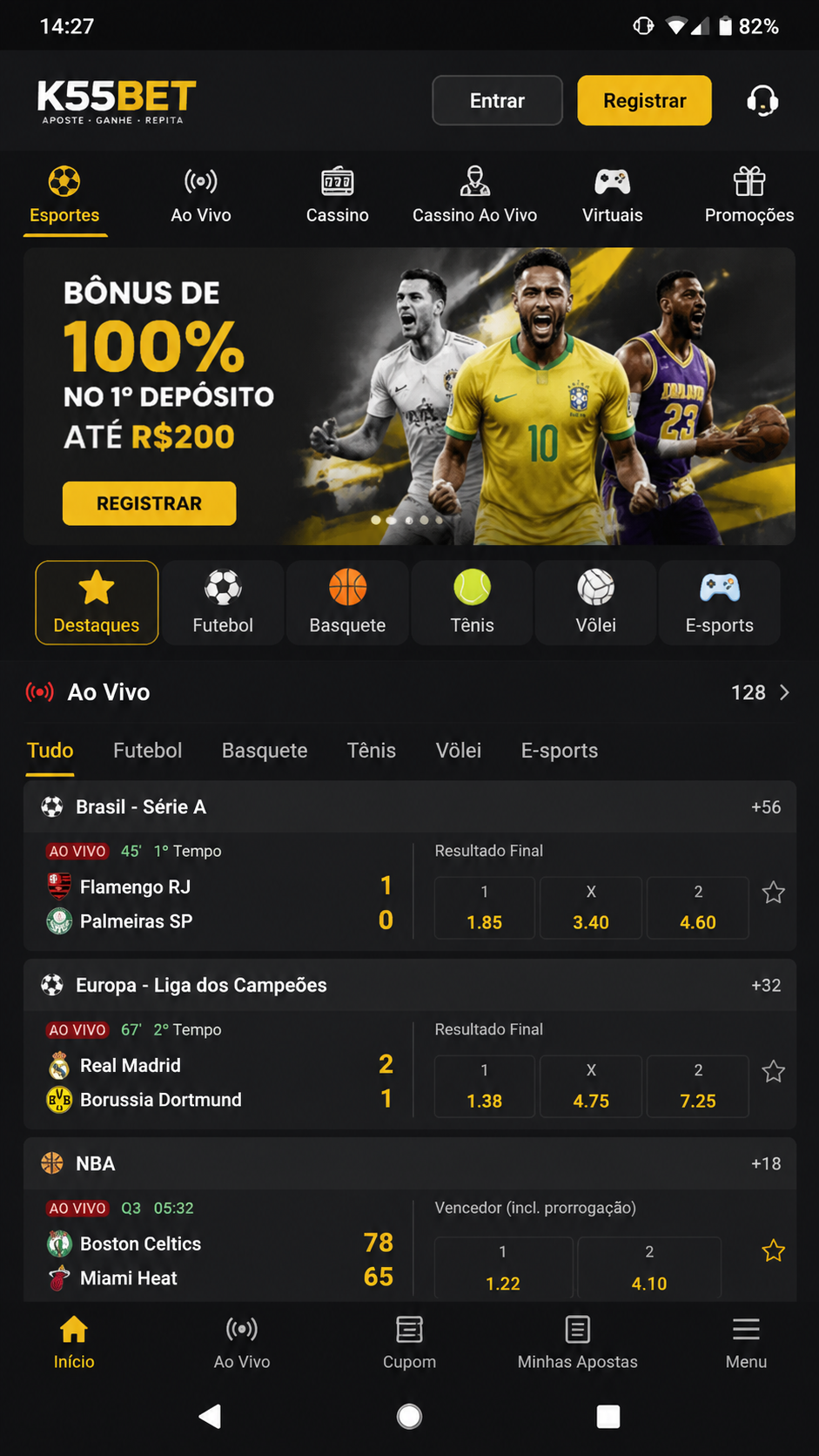 k55bet screenshot