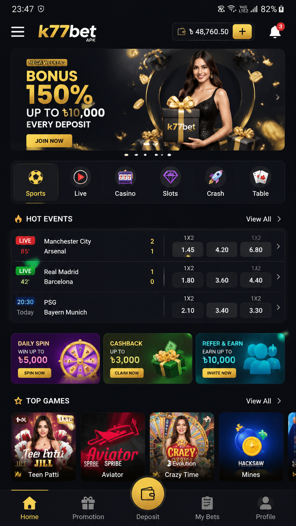 k77bet screenshot