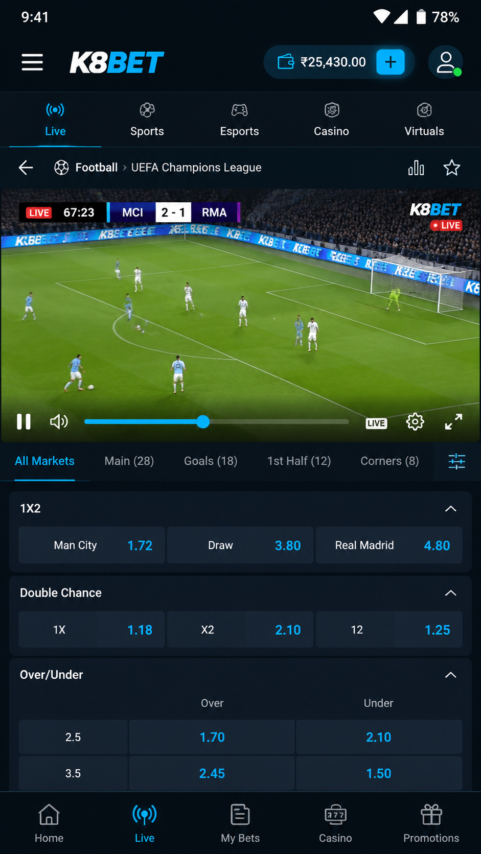 k8bet screenshot