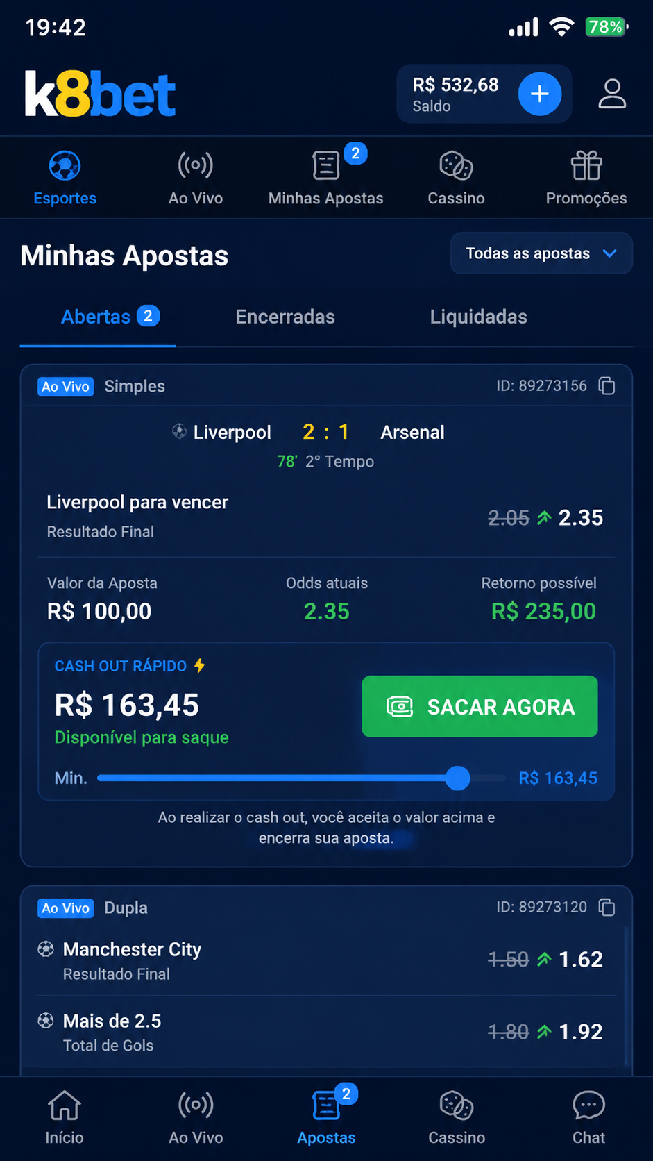 k8bet screenshot