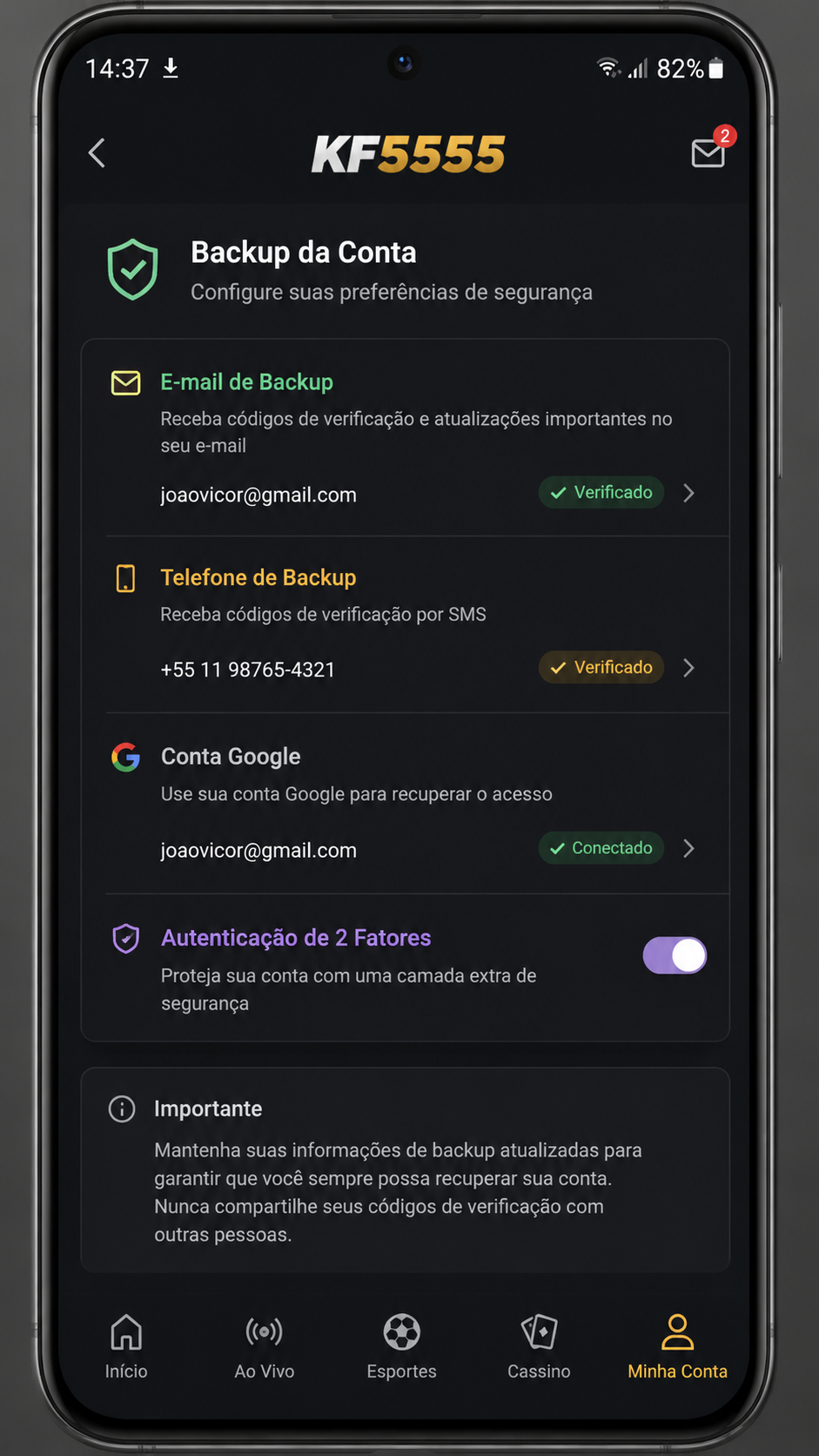 KF5555 screenshot