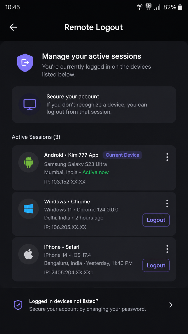 kimi777 screenshot