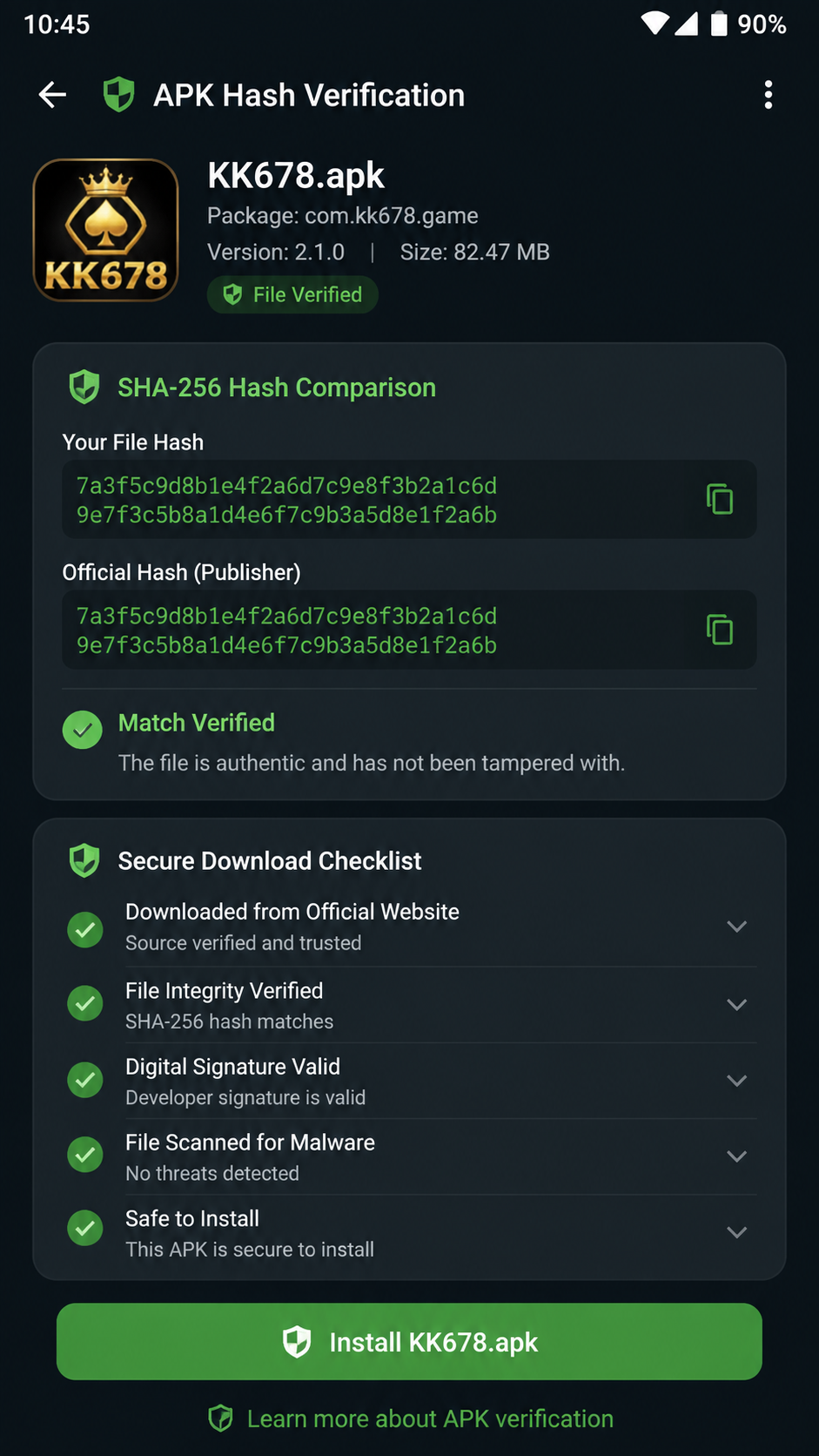 KK678 screenshot