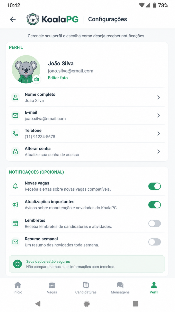 KoalaPG screenshot