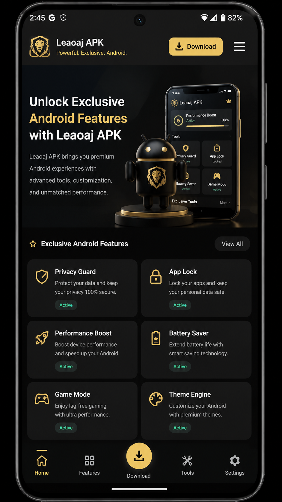 Leaoaj screenshot