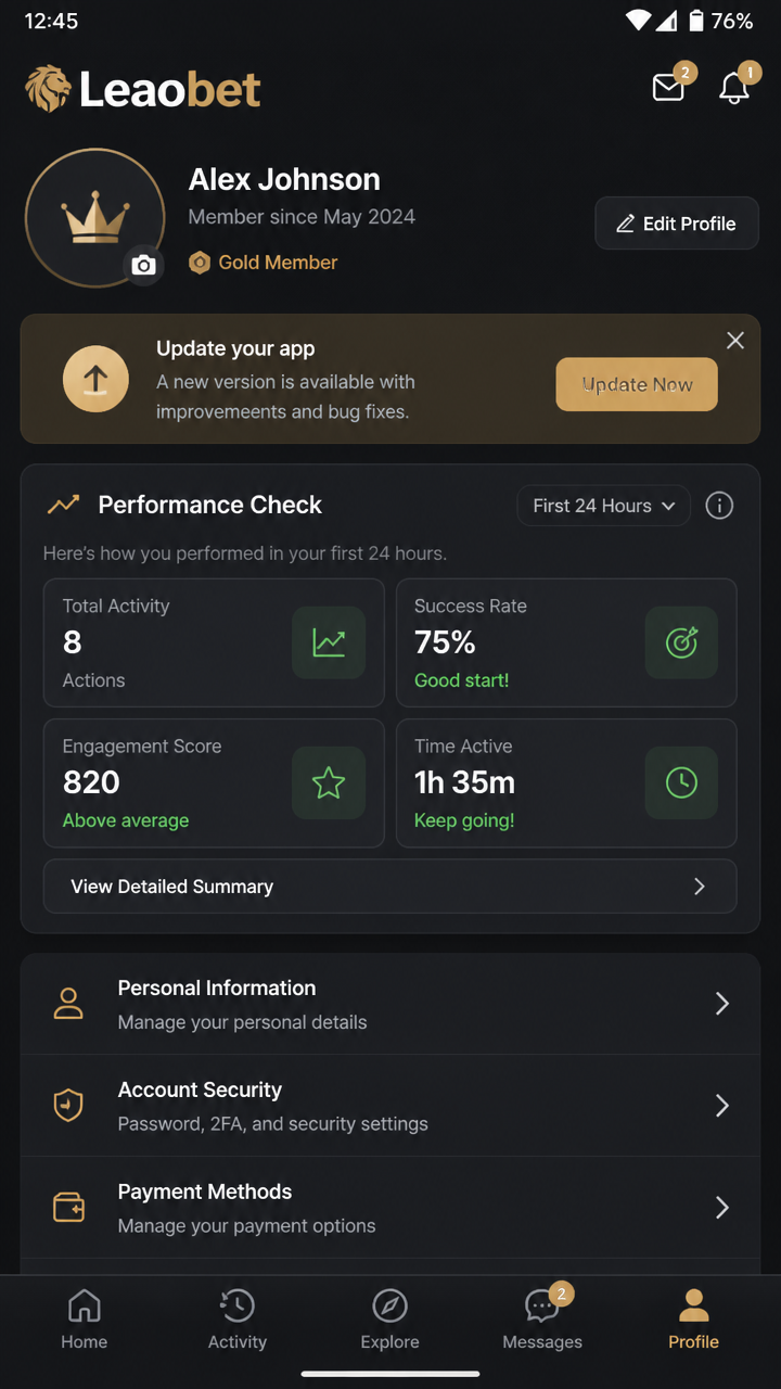 Leaobet screenshot